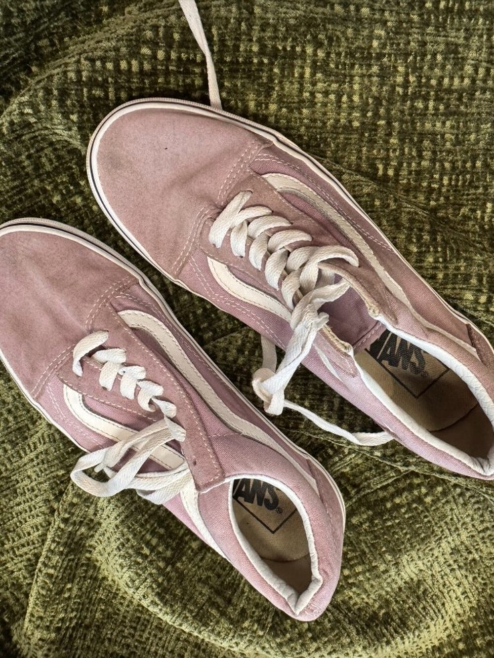 Vans Pink Old Skool Low-Top Sneakers